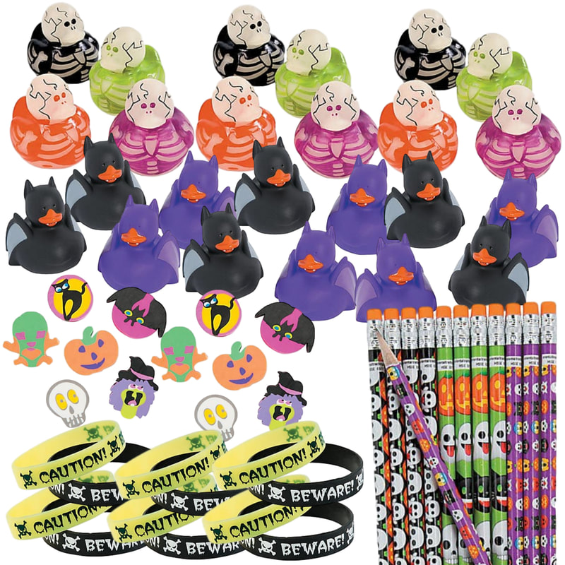 Halloween Party Favors and Trick or Treat Handouts