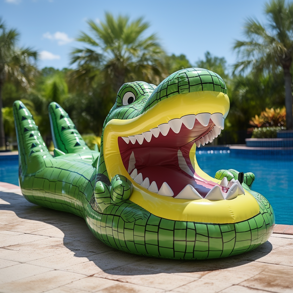 Alligator Pool Float for Swimming Pool