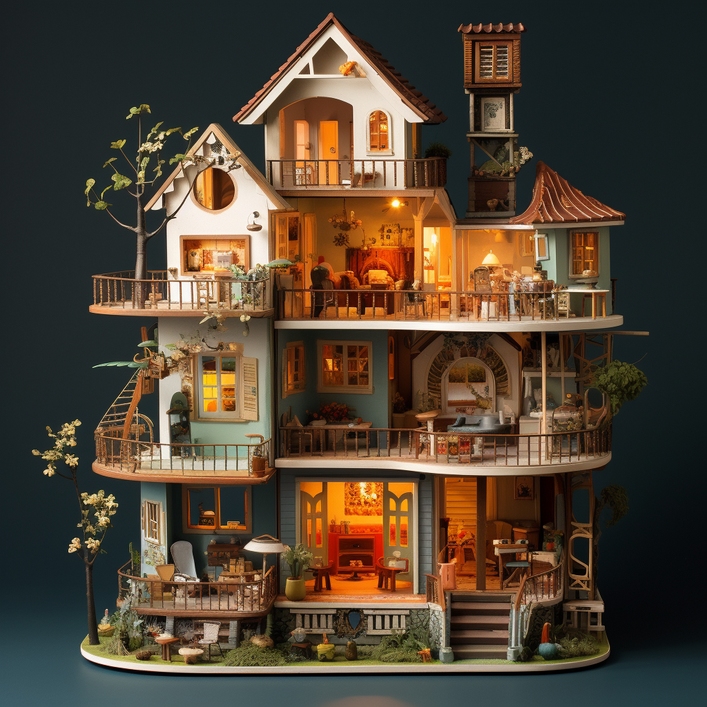 Unique Dollhouses for Kids and Adults